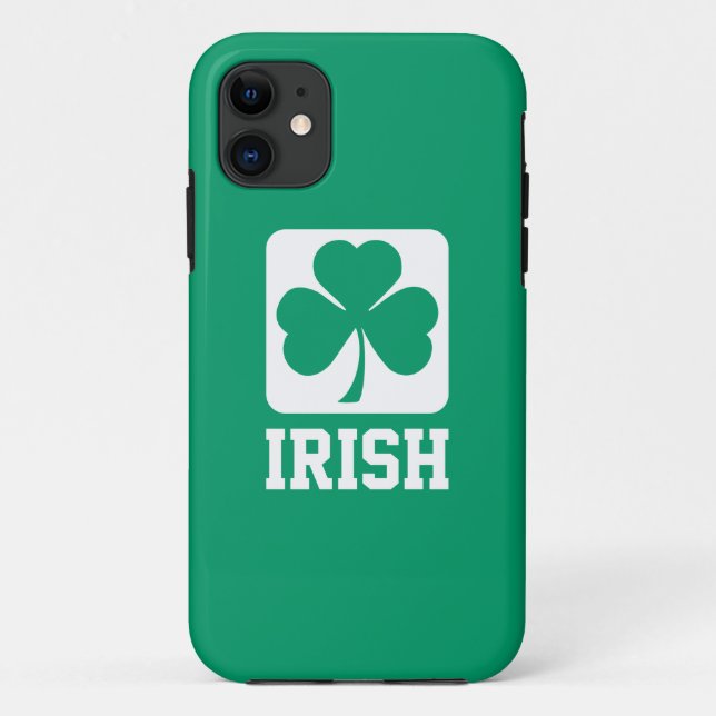 Capa Para iPhone 11 Trevo Irlandês (Verso)