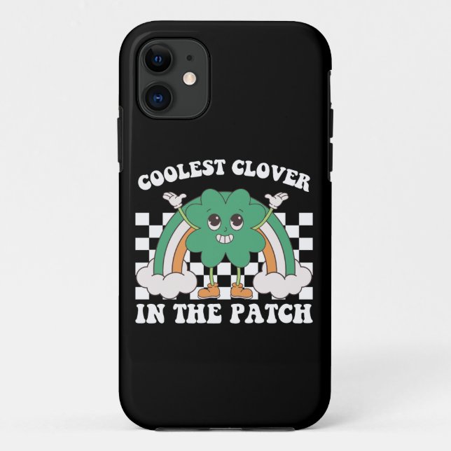 Capa Para iPhone 11 Trevo Mais Legal Do Patch Dia De São Patrício (Verso)