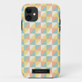 Capa Para iPhone 11 Triângulo Abstrato geométrico Colorâneo Moderno