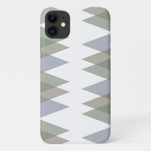 Capa Para iPhone 11 Triângulos Khaki