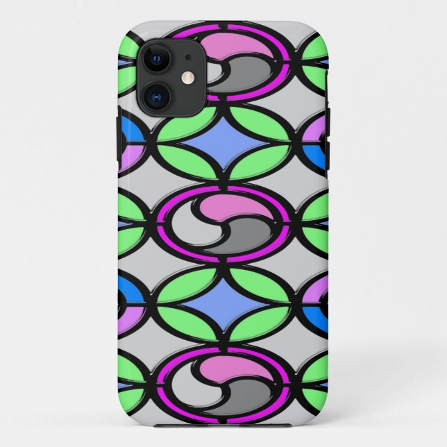 Capa Para iPhone 11 Triturado colorido de vidro (Verso)