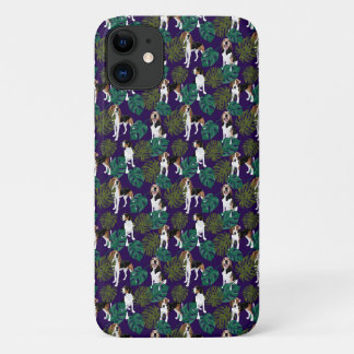 Capa Para iPhone 11 Tropical Walker Coonhound Blue