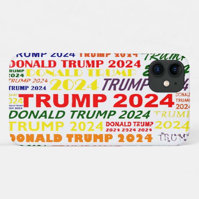 Capa Para iPhone 11 Trump 2024 (Verso (horizontal))