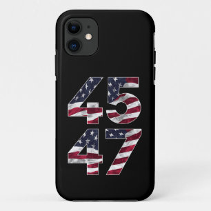 Capa Para iPhone 11 Trump 2024 45 47 Vintage EUA