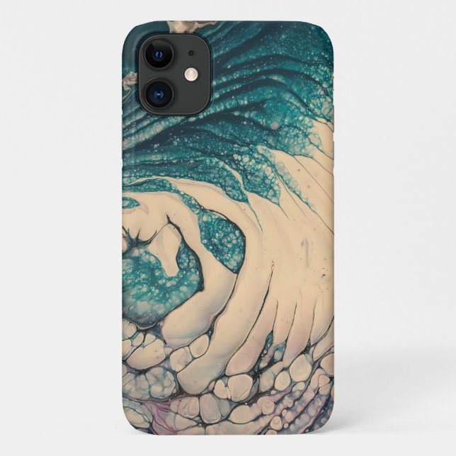 Capa Para iPhone 11 "Tsunami" (Verso)