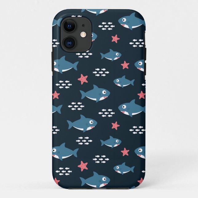 Capa Para iPhone 11 Tubarão (Verso)