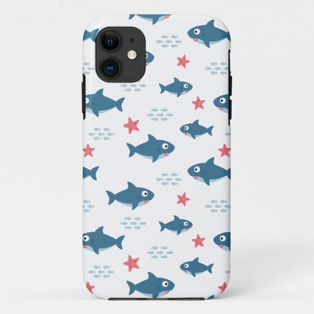 Capa Para iPhone 11 Tubarão (Verso)