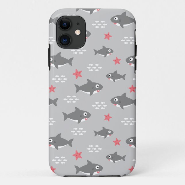 Capa Para iPhone 11 Tubarão (Verso)