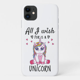 Capa Para iPhone 11 Tudo o que desejo é um Unicórnio