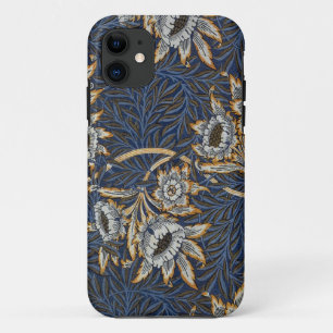 Capa Para iPhone 11 Tulipa de William Morris com padrão de salgueiro e