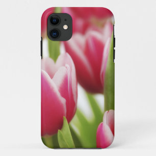 Capa Para iPhone 11 Tulipas cor-de-rosa