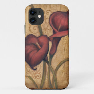 Capa Para iPhone 11 Tulipas vermelhas II
