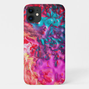 Capa Para iPhone 11 Turbilhão colorido de paleta abstrato de pintura ú