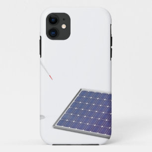 Capa Para iPhone 11 Turbina eólica e painel solar