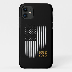 Capa Para iPhone 11 Turma De 2025 Bandeira Americana De Formatura Seni