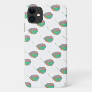 Capa Para iPhone 11 Turquesa Perea Rosa Perea Perea Folha iPhone 11 Ca