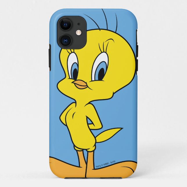 Capa Para iPhone 11 TWEETY™ | Pássaro inteligente (Verso)