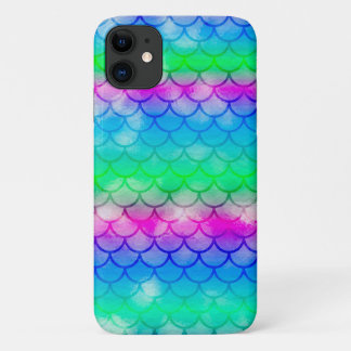Capa Para iPhone 11 Um belo espectro de cores de sereia no iPad Air Co