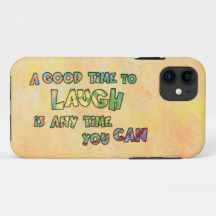 Capa Para iPhone 11 UM BOM TiME PARA RIR É POSSÍVEL