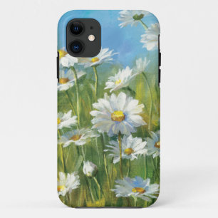 Capa Para iPhone 11 Um campo das margaridas brancas