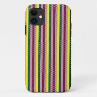 um fundo listrado multicolorido com pontos