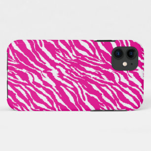 Capa Para iPhone 11 Um intrincado padrão floral em rosa e branco, arte