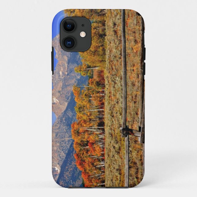 Capa Para iPhone 11 Um momento em Wyoming no outono (Verso)