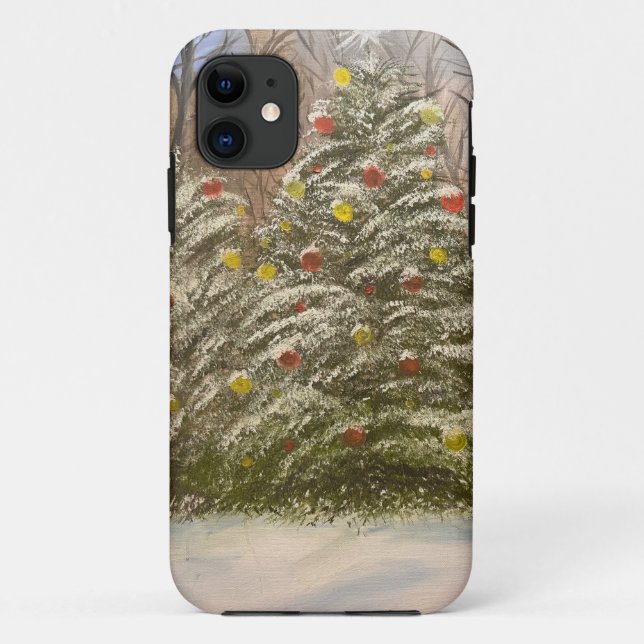 Capa Para iPhone 11 Um Natal na Floresta, por Gary Poling (Verso)
