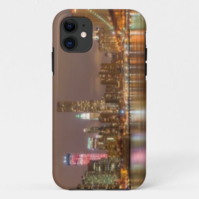 Capa Para iPhone 11 Um panorama da skyline da Nova Iorque (Verso)