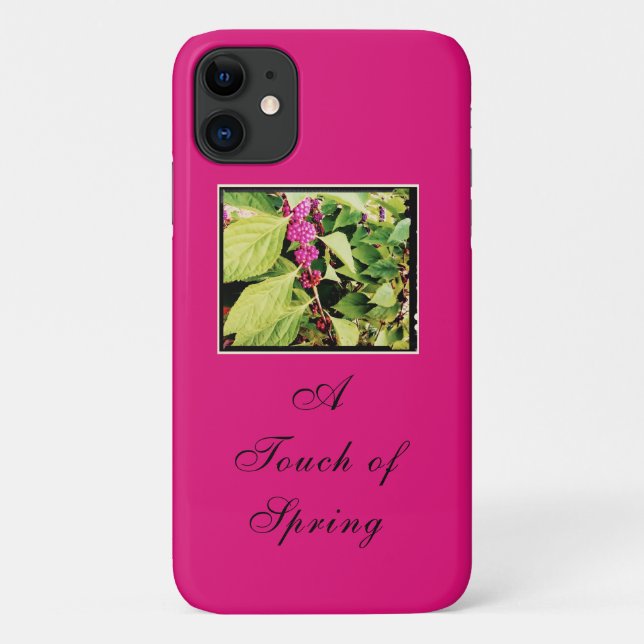 Capa Para iPhone 11 Um toque no gabinete do iPhone/iPad do Primavera (Verso)