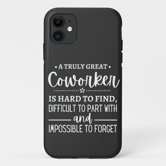 Capa Para iPhone 11 Um verdadeiro colaborador Excelente (Verso)