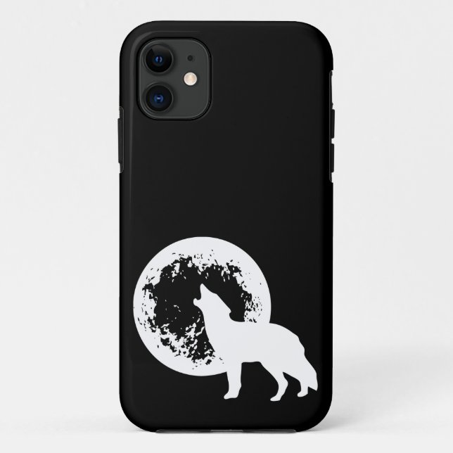 Capa Para iPhone 11 Uma lua do lobo (Verso)