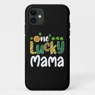 Capa Para iPhone 11 Uma Mamãe Sortuda Correspondente Dia de São Patríc