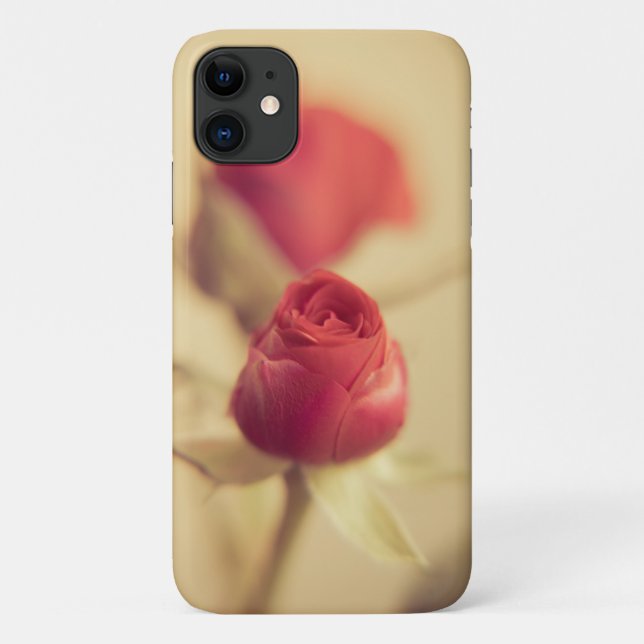 Capa Para iPhone 11 Uma rosa vermelha para o seu doce amor… (Verso)