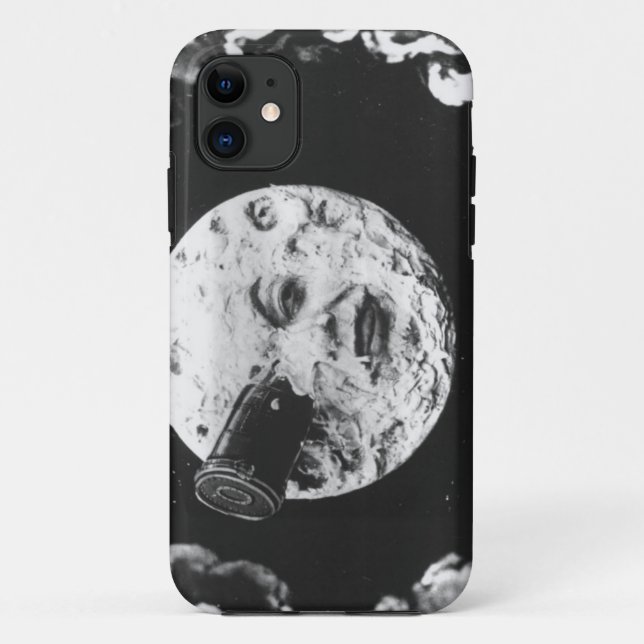 Capa Para iPhone 11 Uma viagem à lua (Verso)