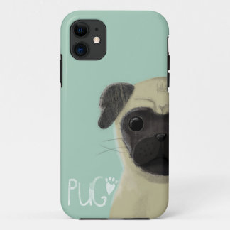 Capa Para iPhone 11 Uma vida dos cães - Pug