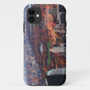 Capa Para iPhone 11 Uma vista de cima de: Outono no Central Park 01
