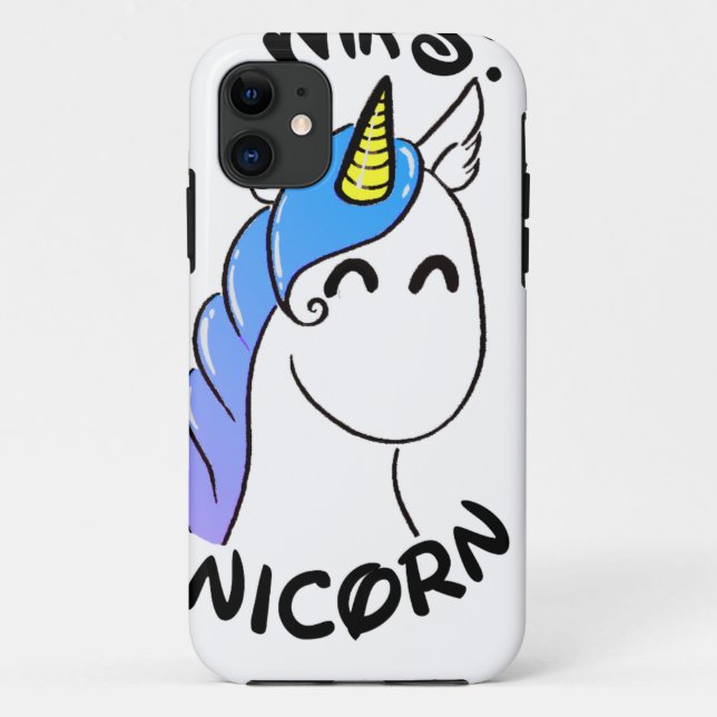 Capa Para iPhone 11 Unicorn (Verso)