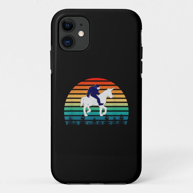 Capa Para iPhone 11 Unicórnio Anel Bigfoot (Verso)