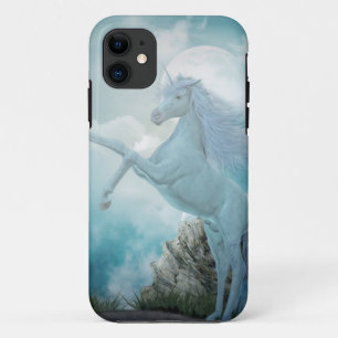 Capa Para iPhone 11 unicórnio azul
