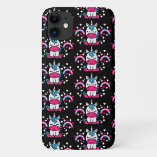 Capa Para iPhone 11 Unicórnio Pônei de Meninas Pequenas