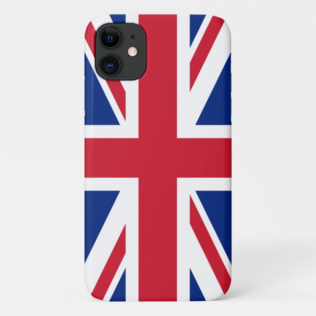 Capa Para iPhone 11 Union Jack (Verso)