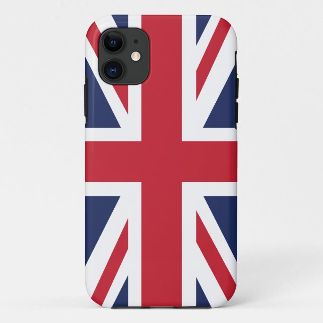 Capa Para iPhone 11 Union Jack (Verso)