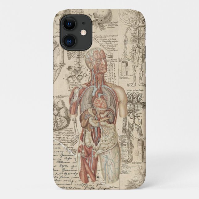 Capa Para iPhone 11 universidade de anatomia para amantes da medecina (Verso)