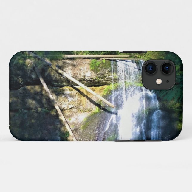 Capa Para iPhone 11 Upper North Falls, OR (Verso (horizontal))