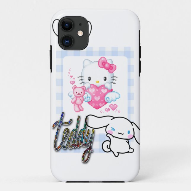 Capa Para iPhone 11 Ursinho Kitten (Verso)