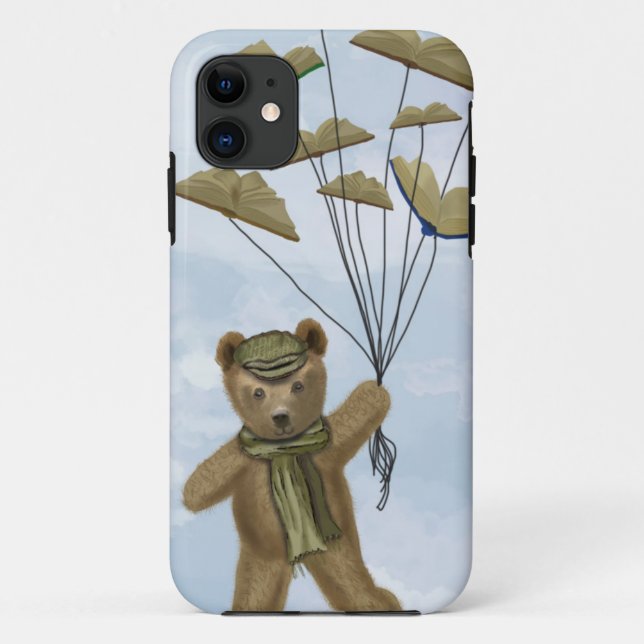 Capa Para iPhone 11 Urso com Borboletas 2 (Verso)