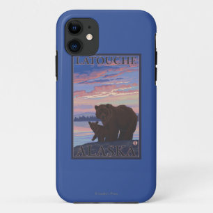 Capa Para iPhone 11 Urso e Cub - Latouche, Alasca