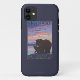 Capa Para iPhone 11 Urso e Cub - Skagway, Alaska