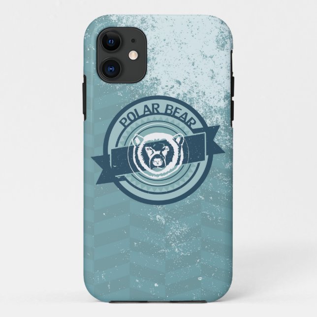 Capa Para iPhone 11 urso polar (Verso)